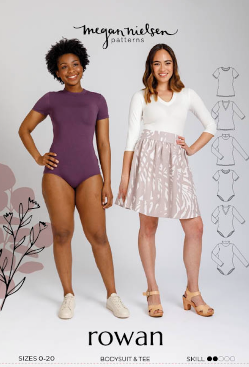Rowan Tee & Bodysuit - Megan Nielsen Sewing Pattern