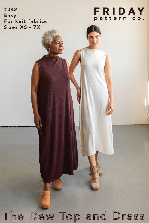 The Dew Top & Dress - Friday Pattern Company Sewing Pattern