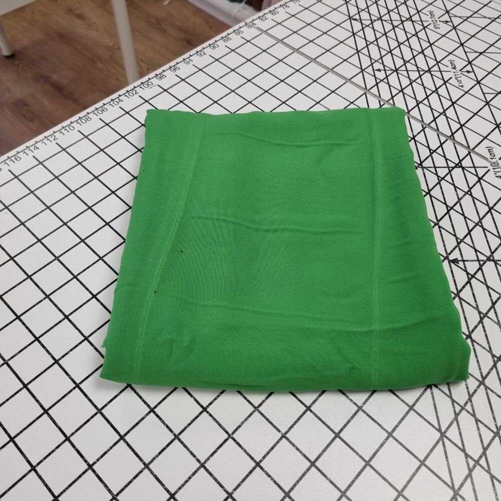 Green Viscose - REMNANT - 177cm x 140cm