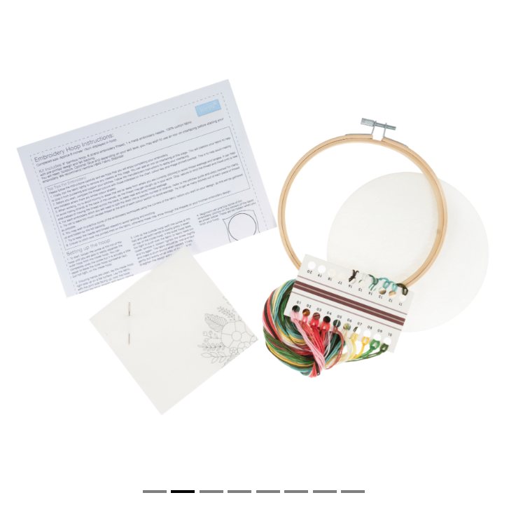Roses - Embroidery Hoop Craft Kit