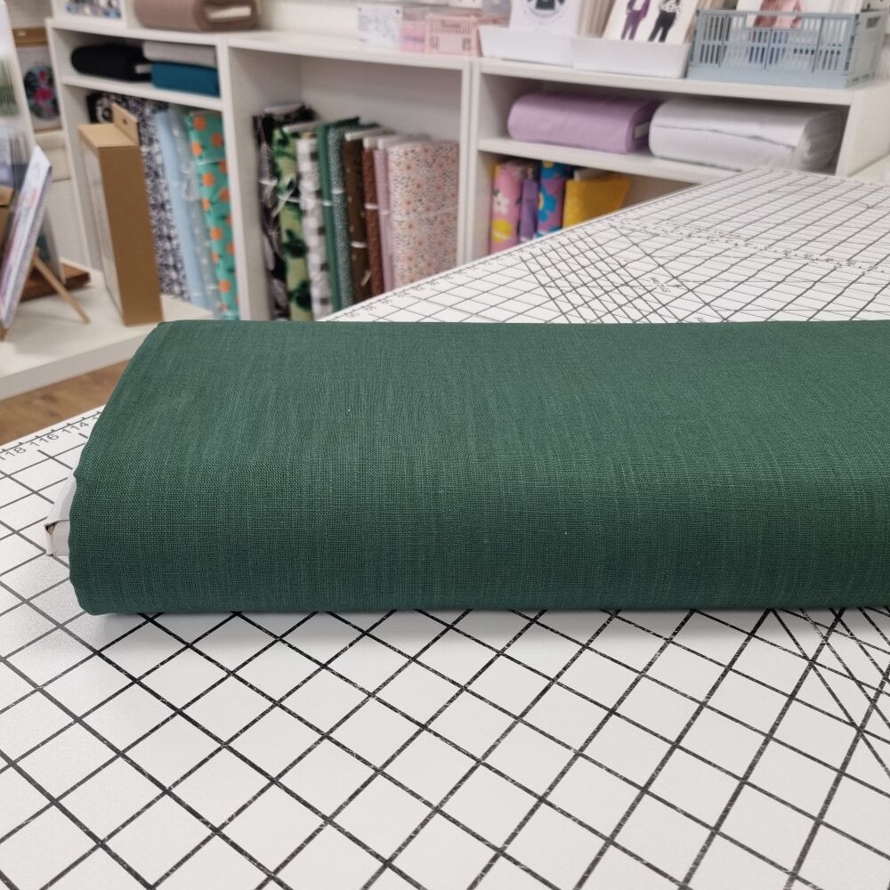 Green - Plain Linen