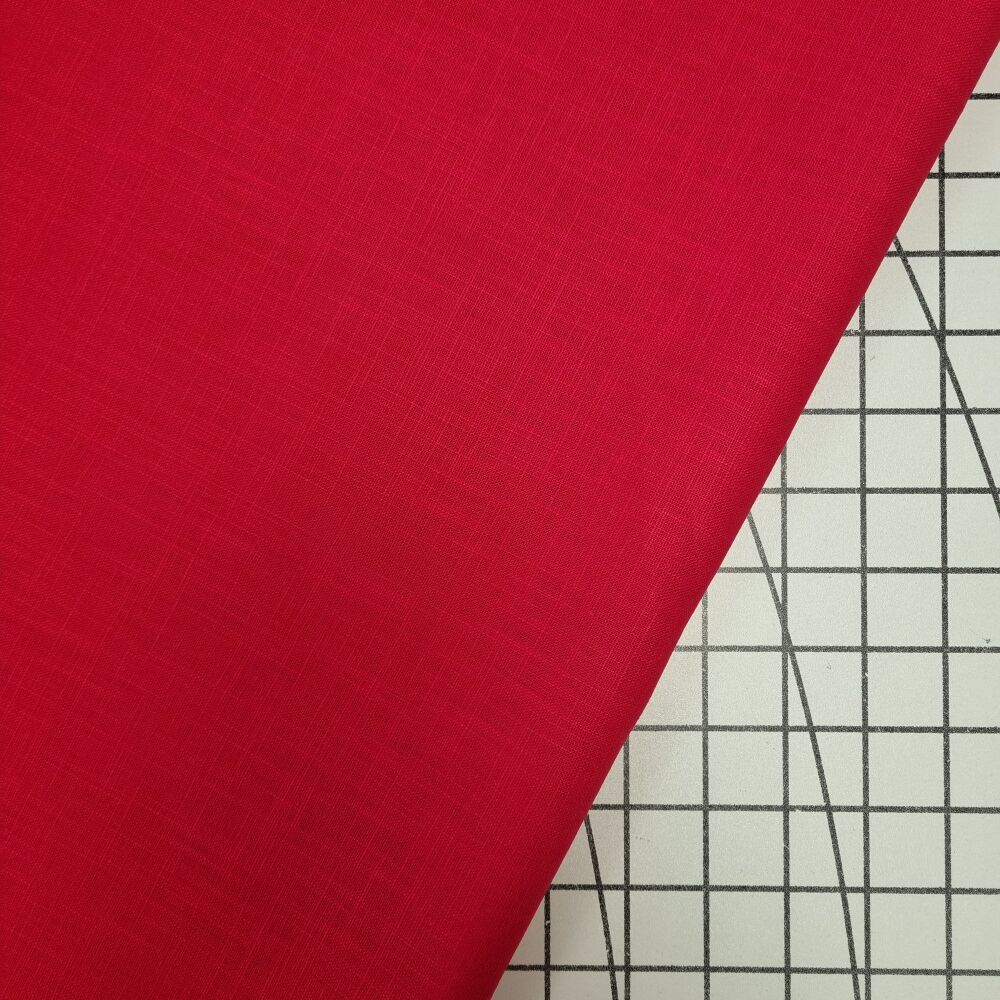 Red - Plain Linen