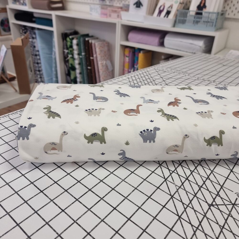 Dinosaurs - Cotton Jersey