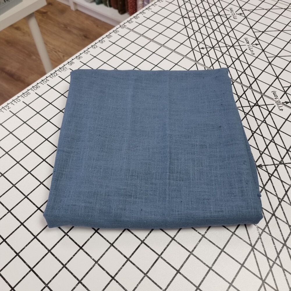 Denim Linen - REMNANT - 127cm x 140cm
