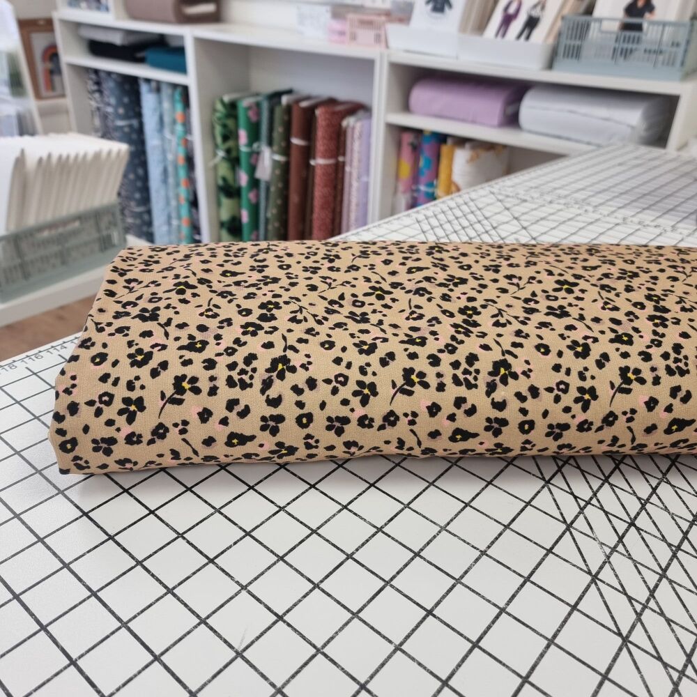 Leopard Flowers - Babycord