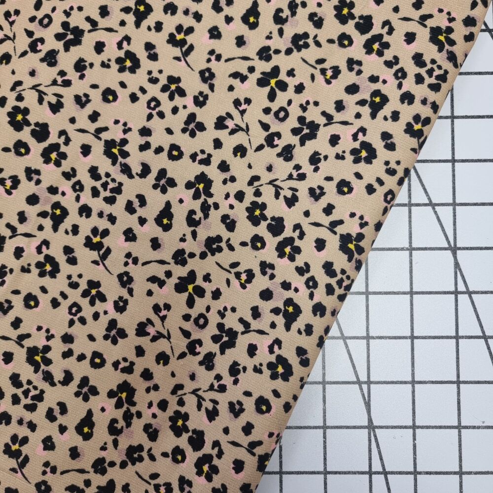 Leopard Flowers - Babycord