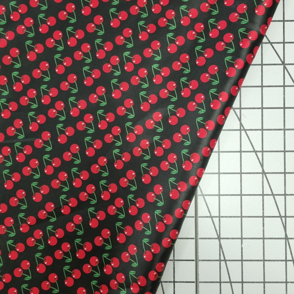 Cherry - Deadstock Satin