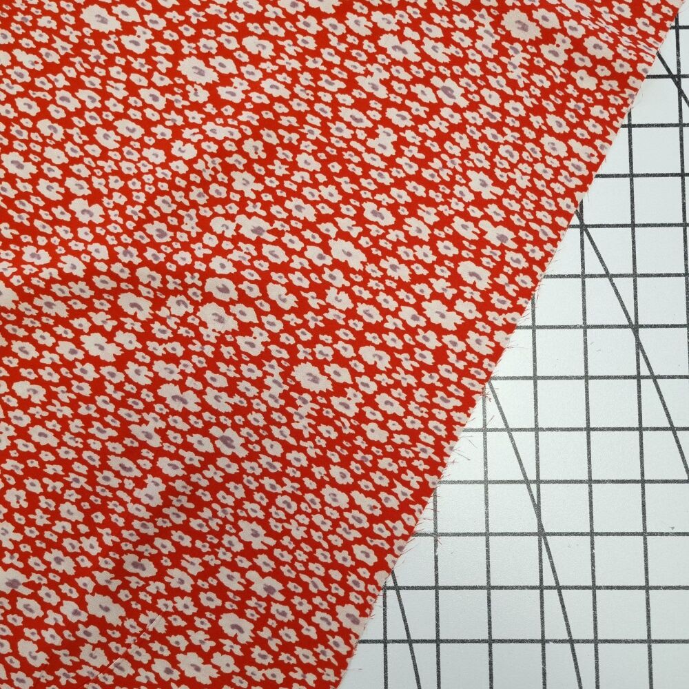 Red Meadow Leopard - Tencel