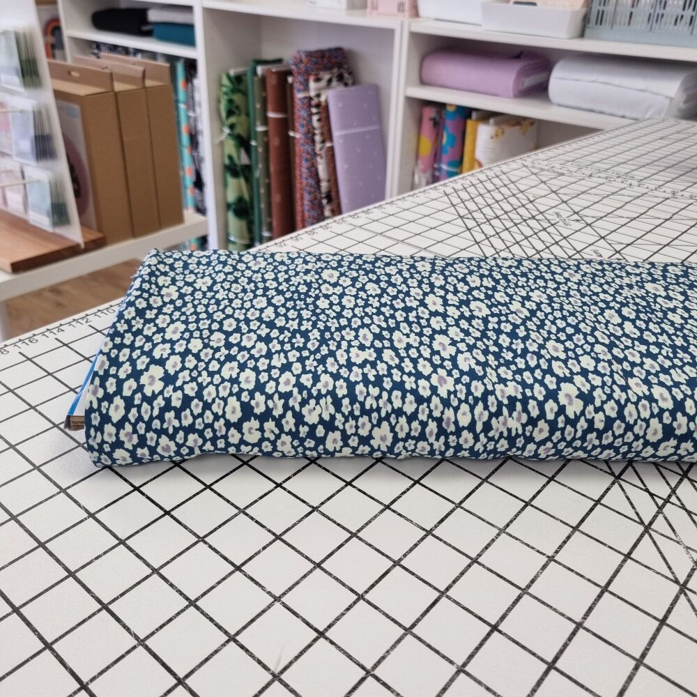 Blue Meadow Leopard - Tencel