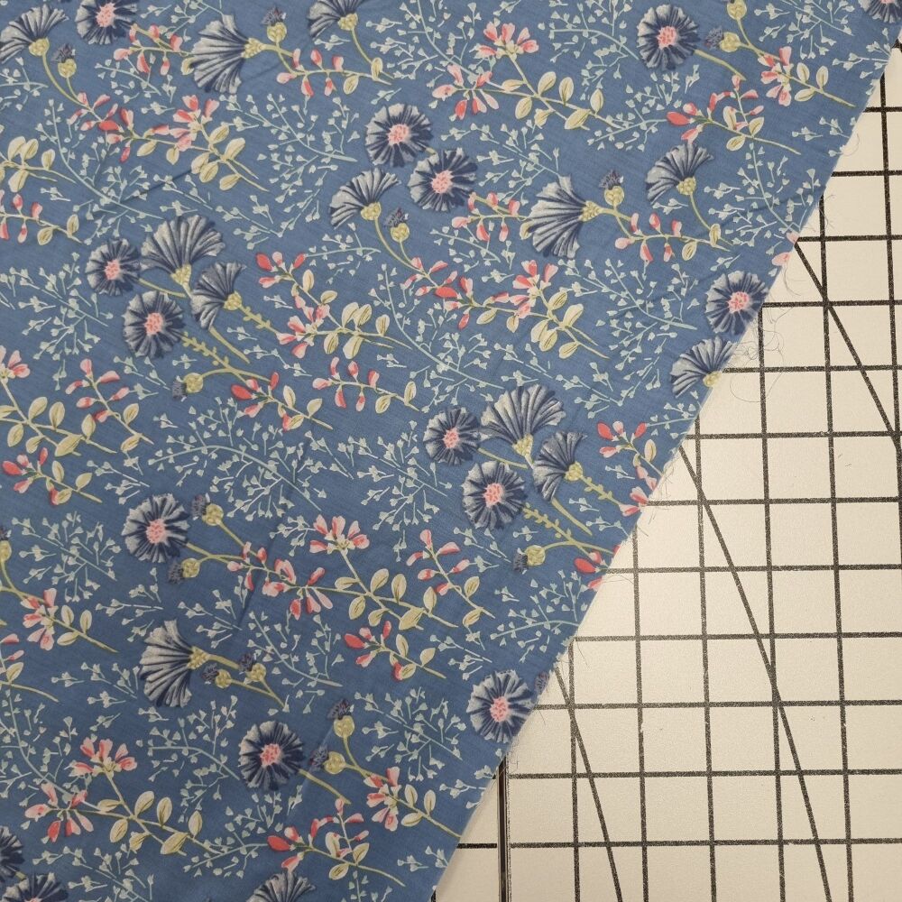 Spring Flowers - Cotton Lawn