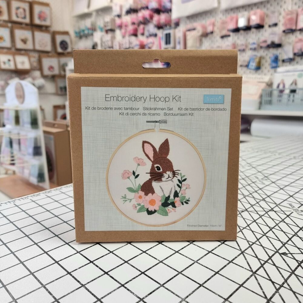 Rabbit - Embroidery Hoop Craft Kit