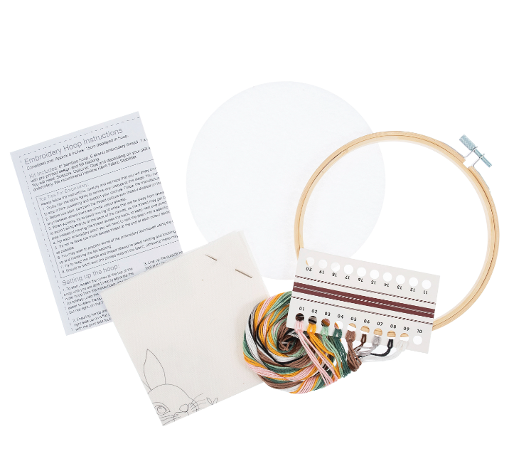 Rabbit - Embroidery Hoop Craft Kit