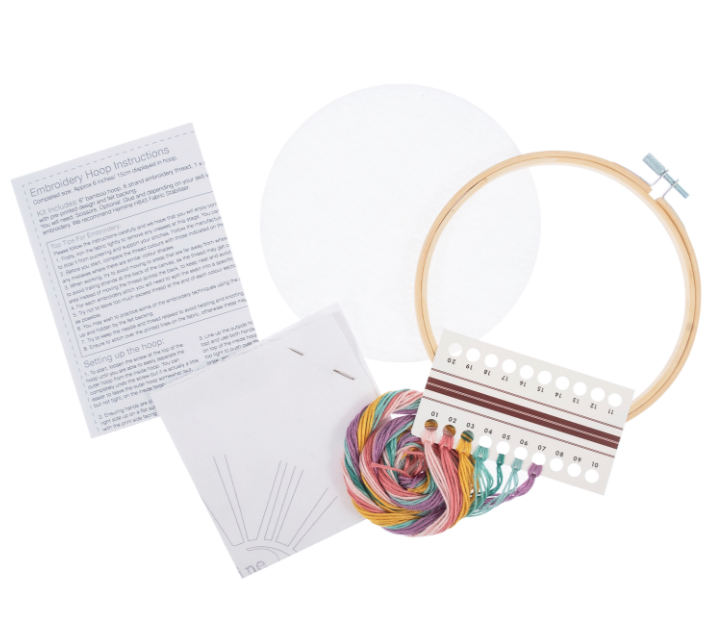 Hello Sunshine - Embroidery Hoop Craft Kit