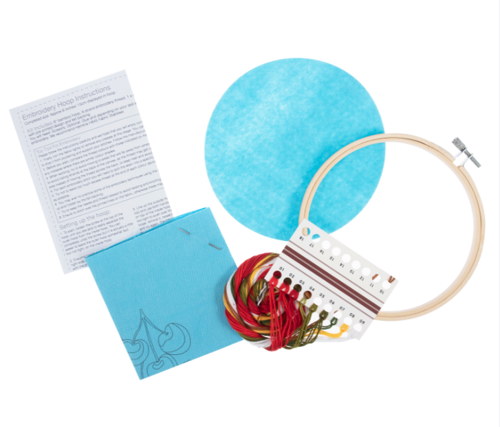 Cherries - Embroidery Hoop Craft Kit