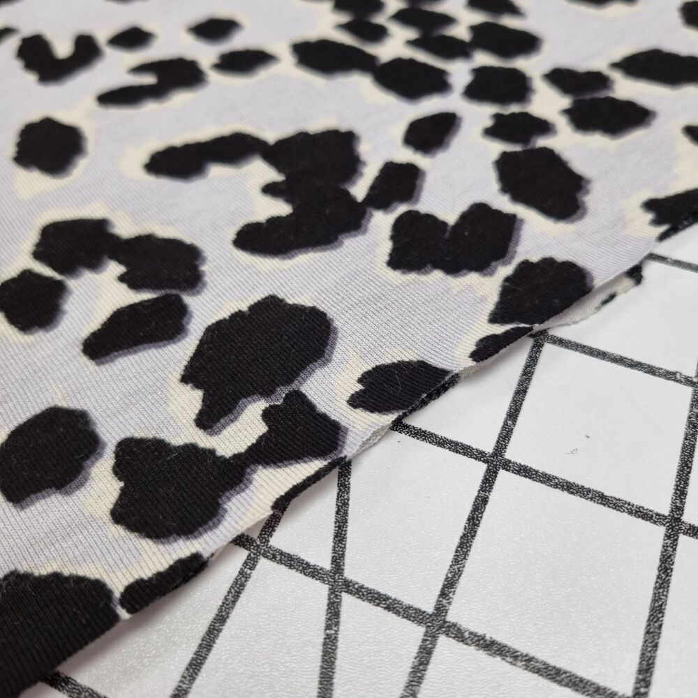 Inky Spots Viscose Jersey - REMNANT - 162cm x 150cm