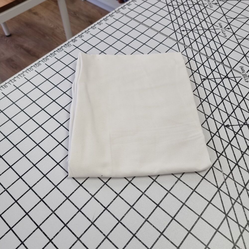 Off White Babycord - REMNANT - 55CM X 140CM