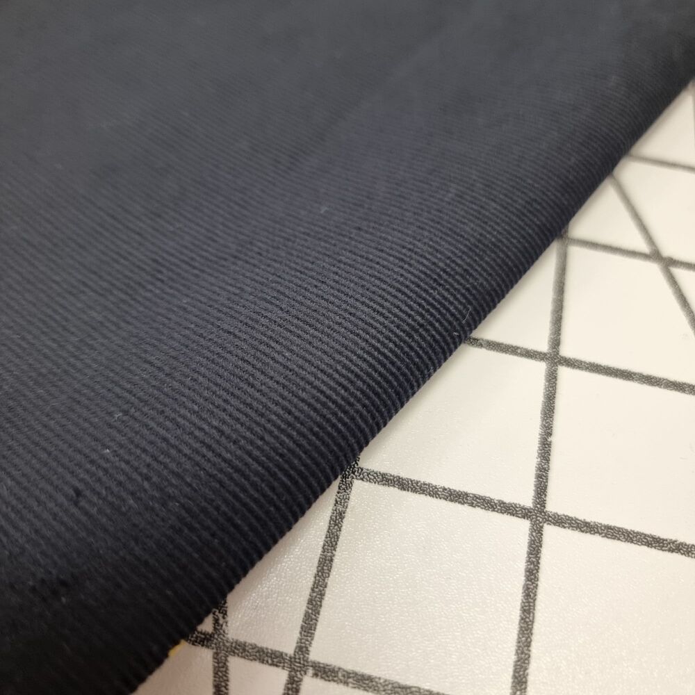 Navy Babycord - REMNANT - 37cm x 140cm