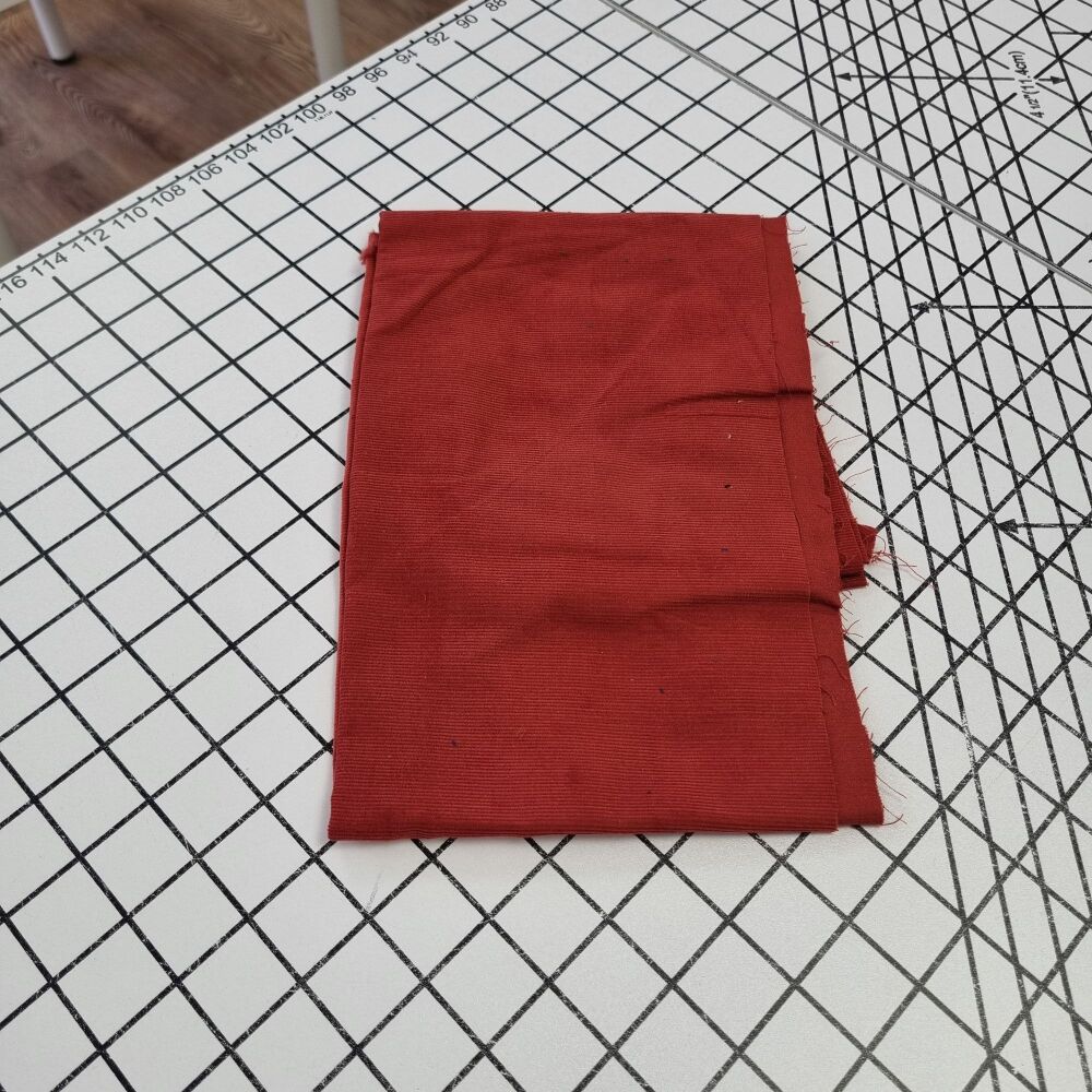 Rust Babycord - REMNANT - 34cm x 140cm