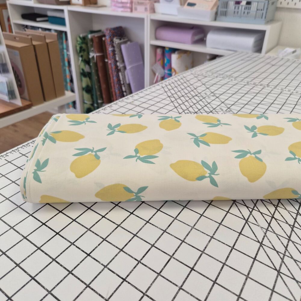 Lemons - Cotton Poplin
