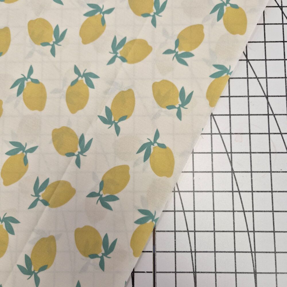 Lemons - Cotton Poplin