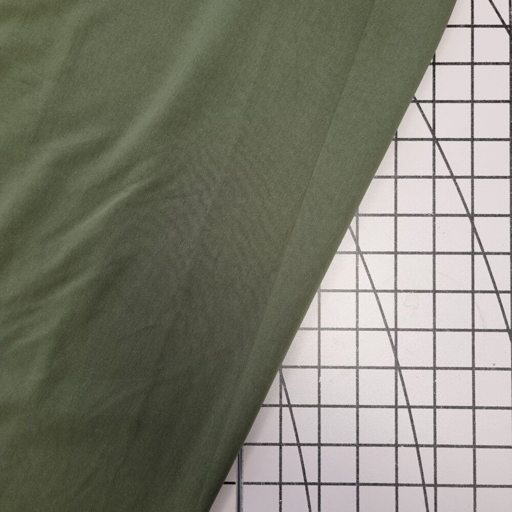 Olive - OEKO-TEX Plain Cotton Jersey