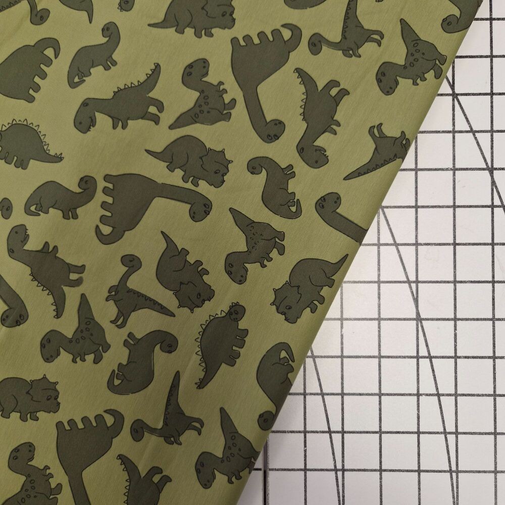 Green Dino - Cotton Jersey