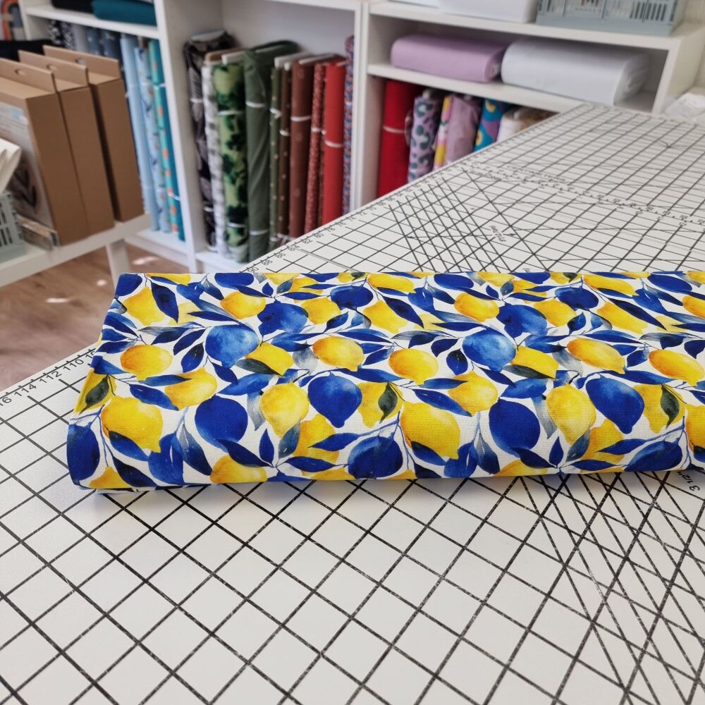 Lemons - Viscose Linen