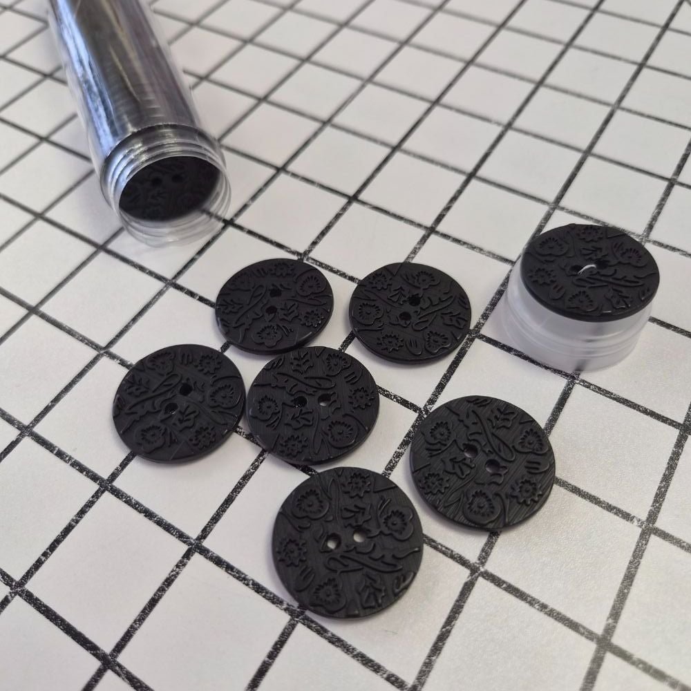 30mm Embossed Design Buttons