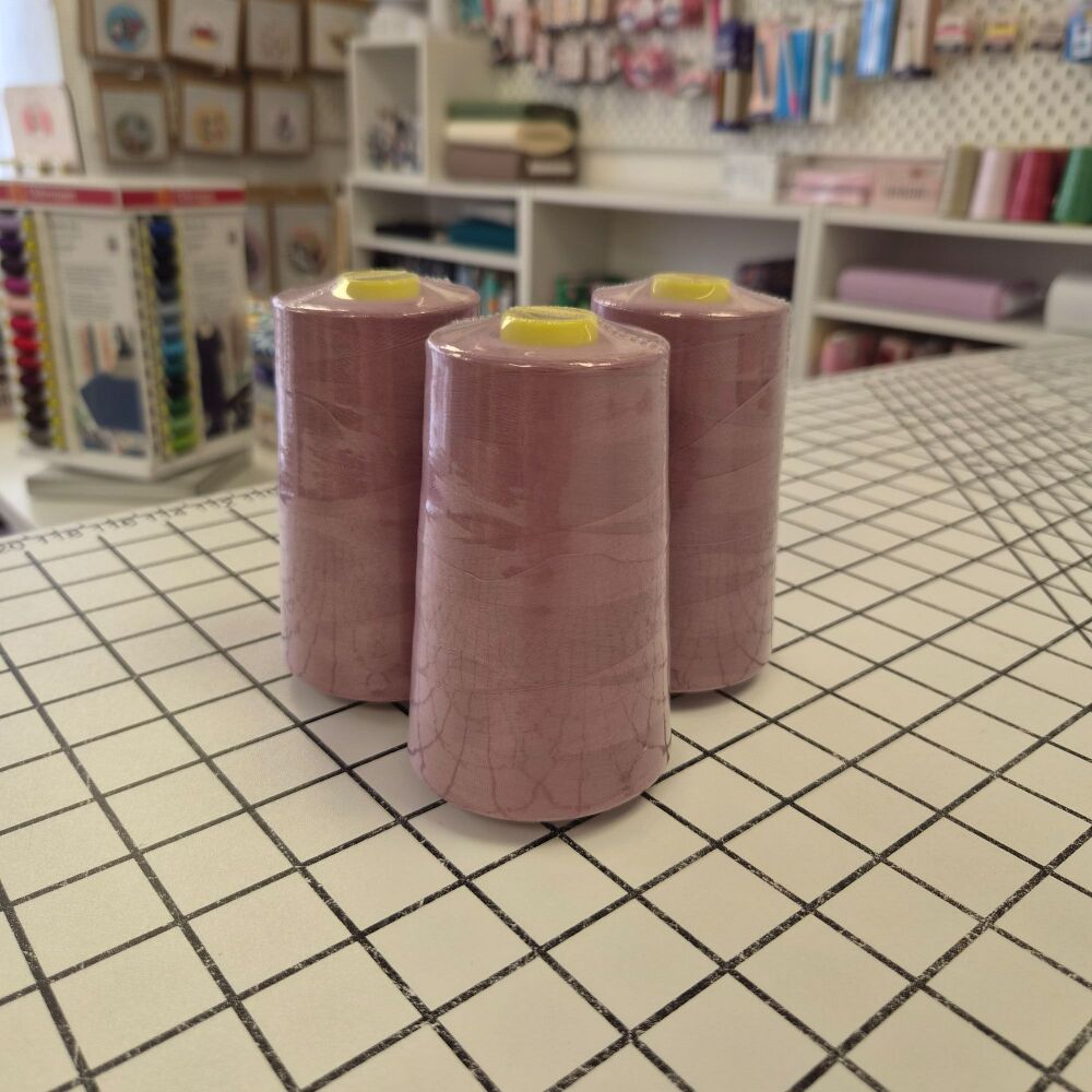Dusky Pink Overlocker Thread/Cone - 5000 yards