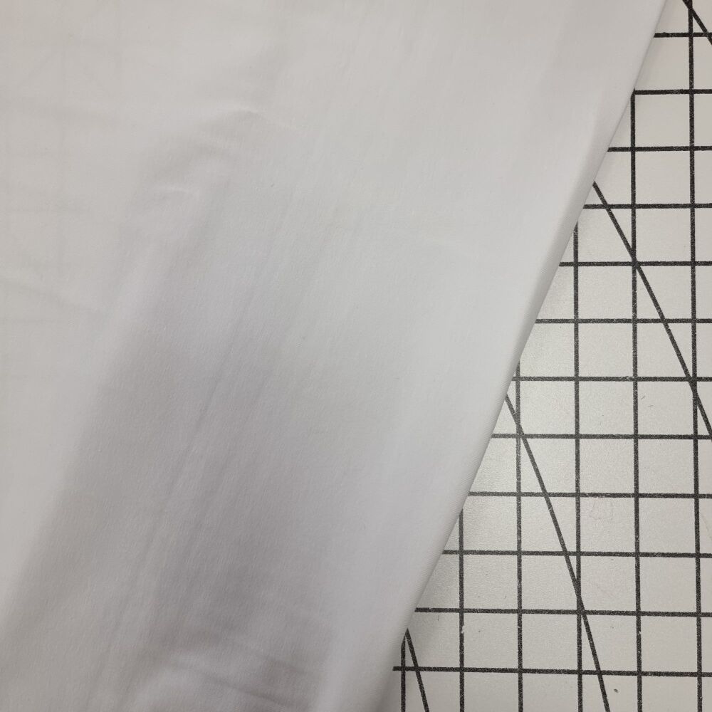 White - OEKO-TEX Plain Cotton Jersey