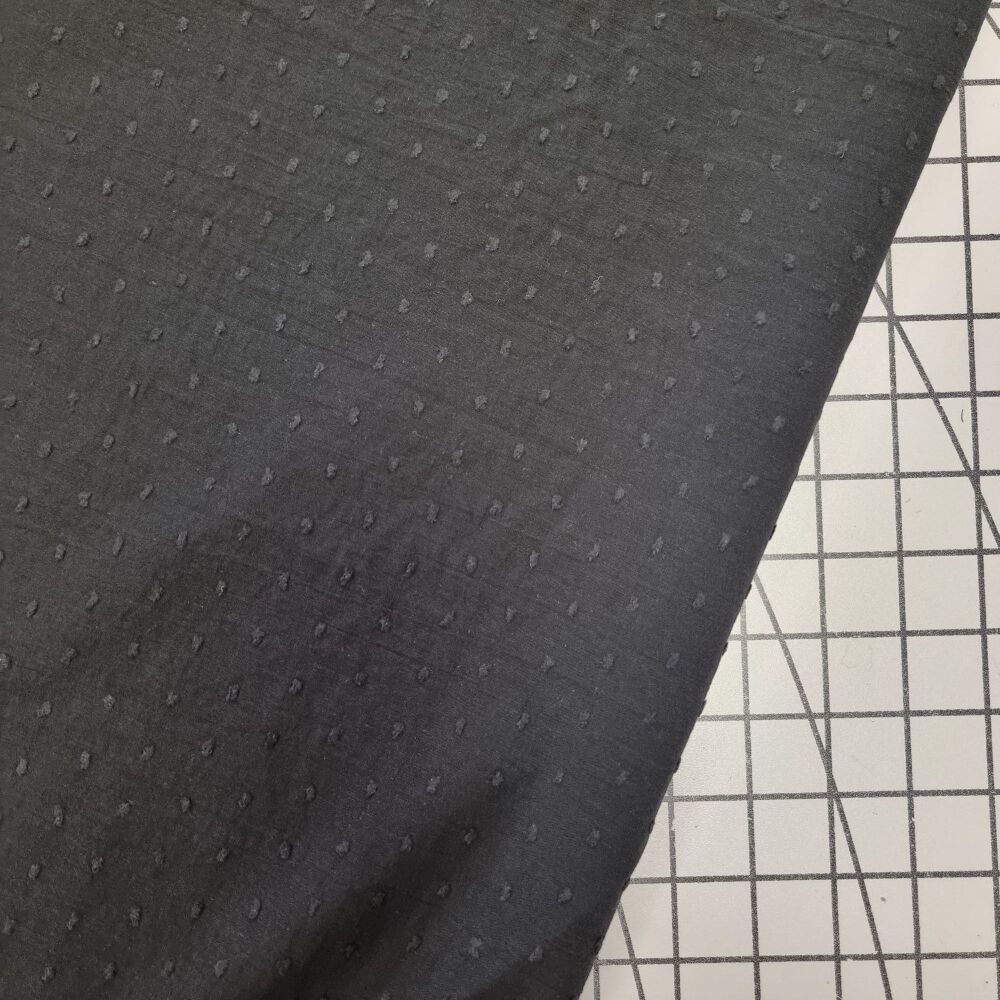 Black - Cotton Dobby