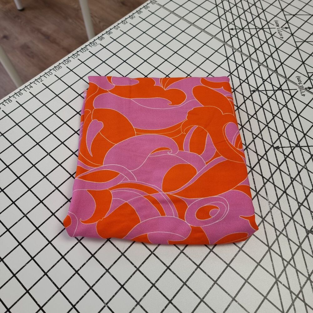 Sunset Twist Viscose - REMNANT - 134cm x 140cm