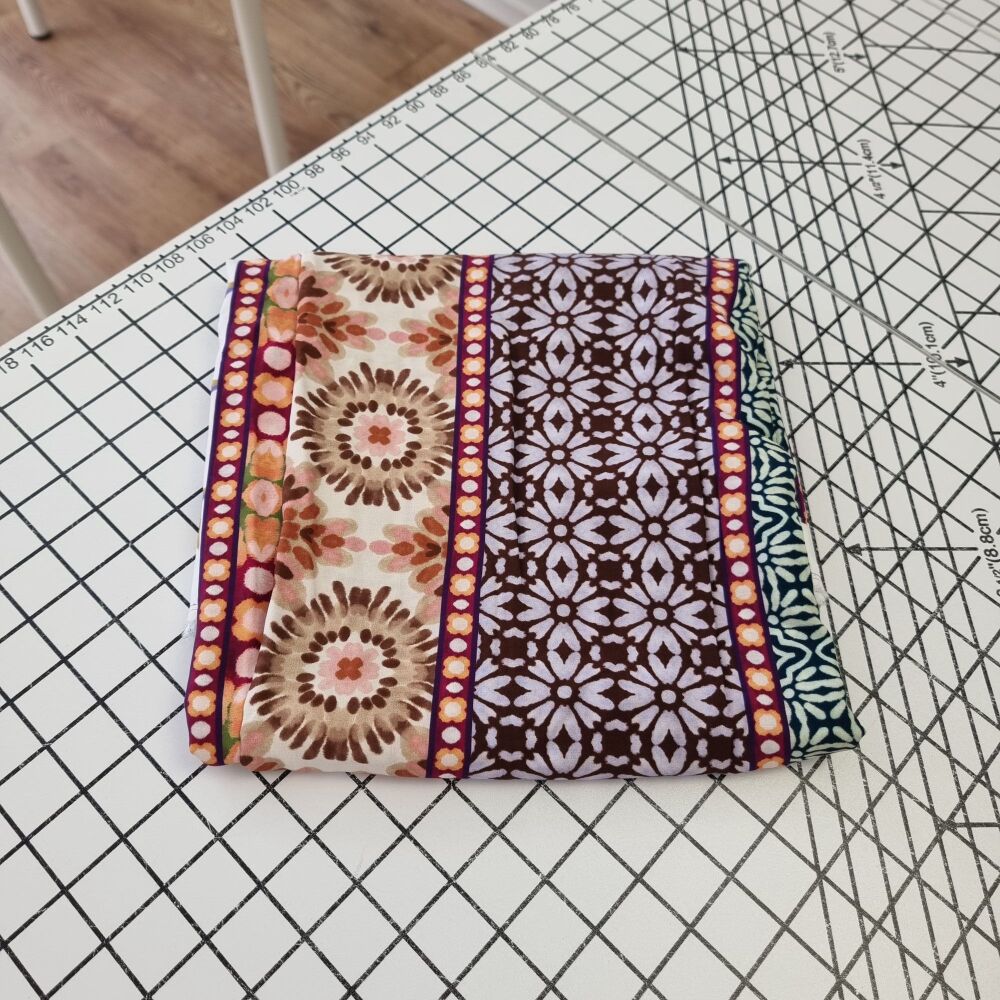 Moroccan Stripe Tencel - REMNANT - 190cm x 140cm