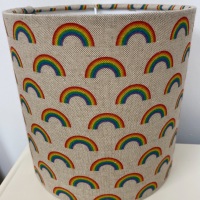 Rainbow  Lampshade - Linen