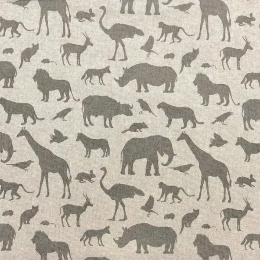 Handmade Animal Cushion -  linen Fabric
