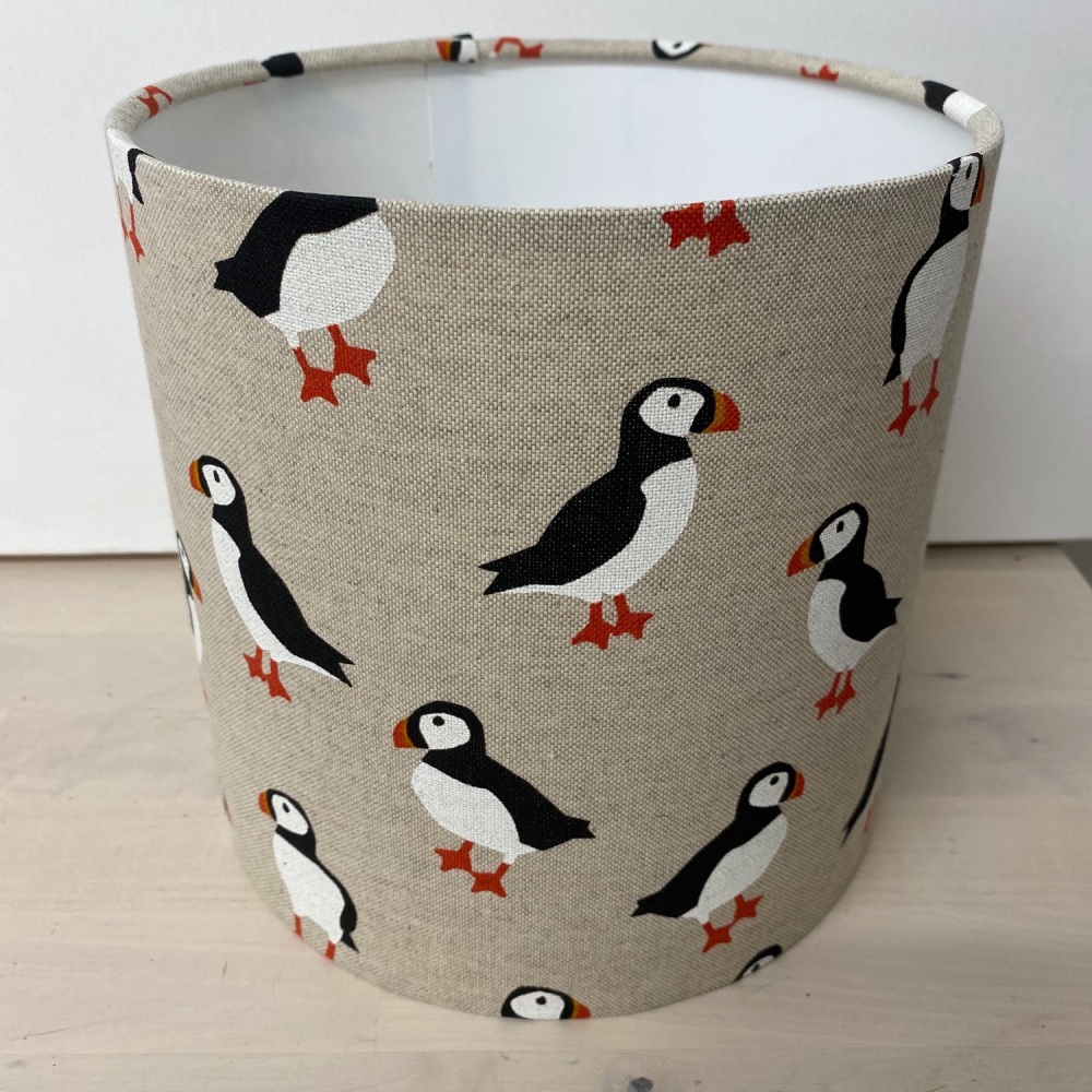 Puffin lampshade 