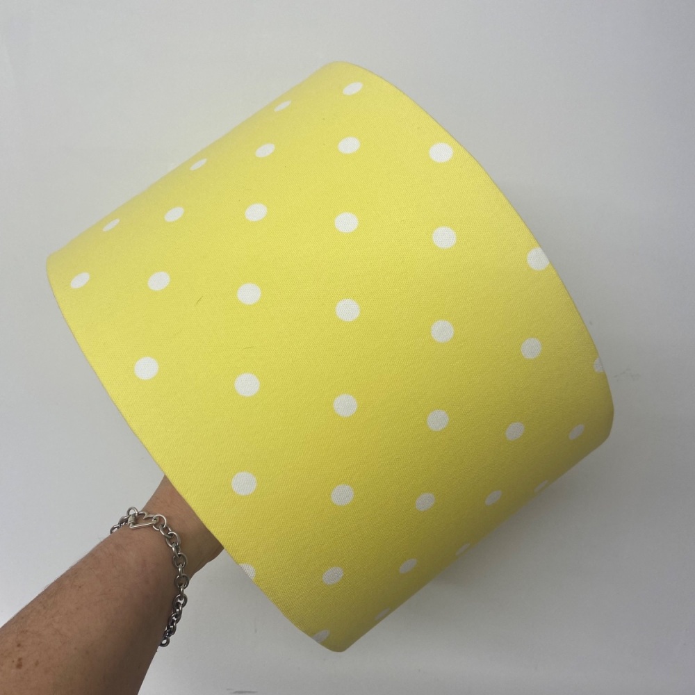 Yellow Spot Lampshade - Nursery