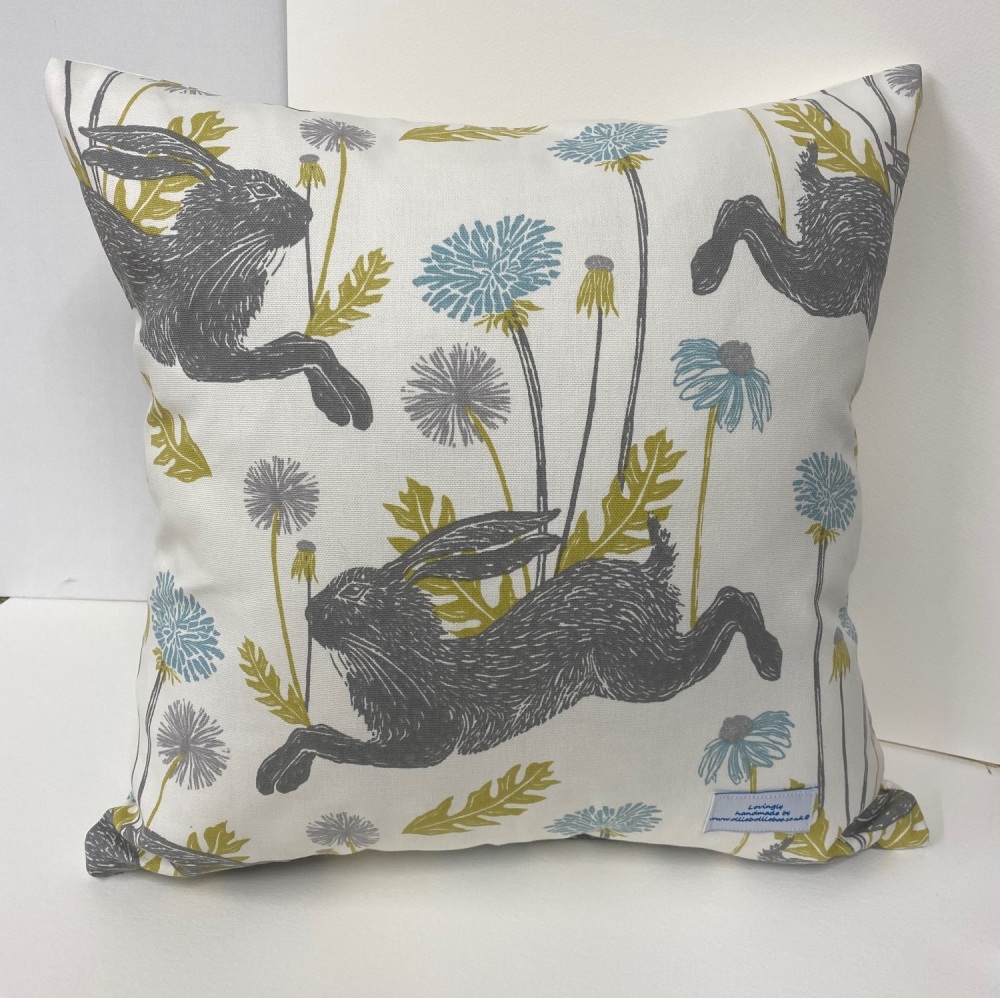 March Hare - Pastel cushion