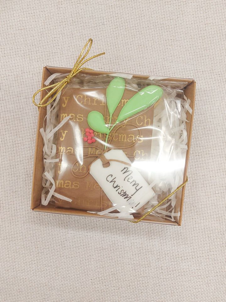 Christmas gift single cookie gift box