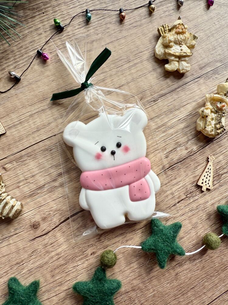 Sweet Polar Bear Single Cookie
