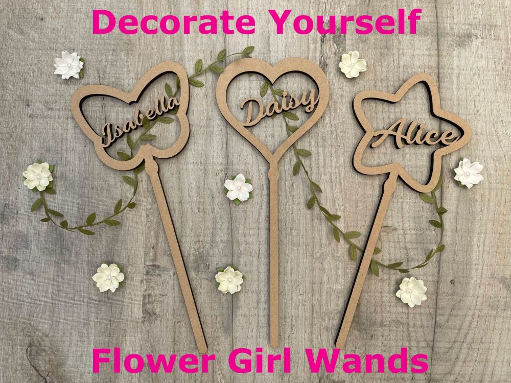 Decorate Yourself Flower Girl Wand