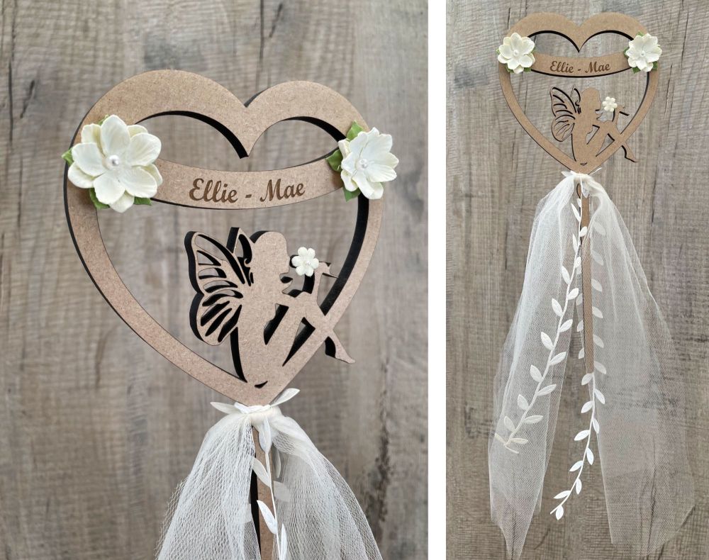 Personalised Fairy Flower Girl Wand