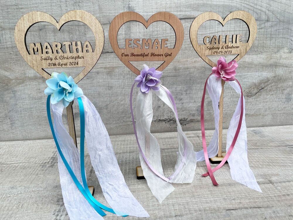 Personalised Bridesmaids Wedding Wand