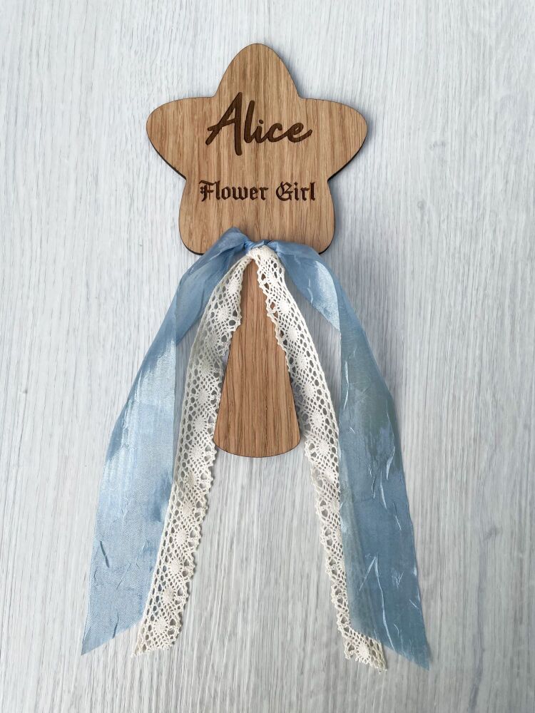 Paddle Style Flower Girl Wand