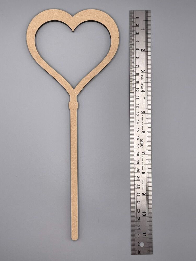Wooden Heart Wand