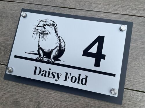 House Sign Otter