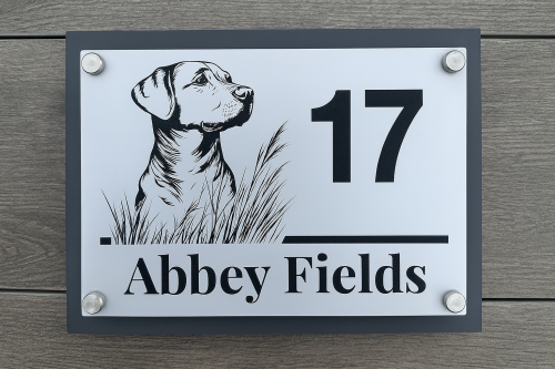 House Sign Labrador