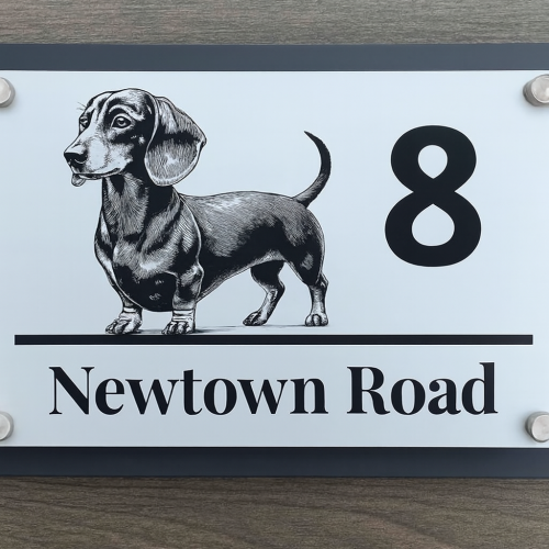 House Sign Dachshund