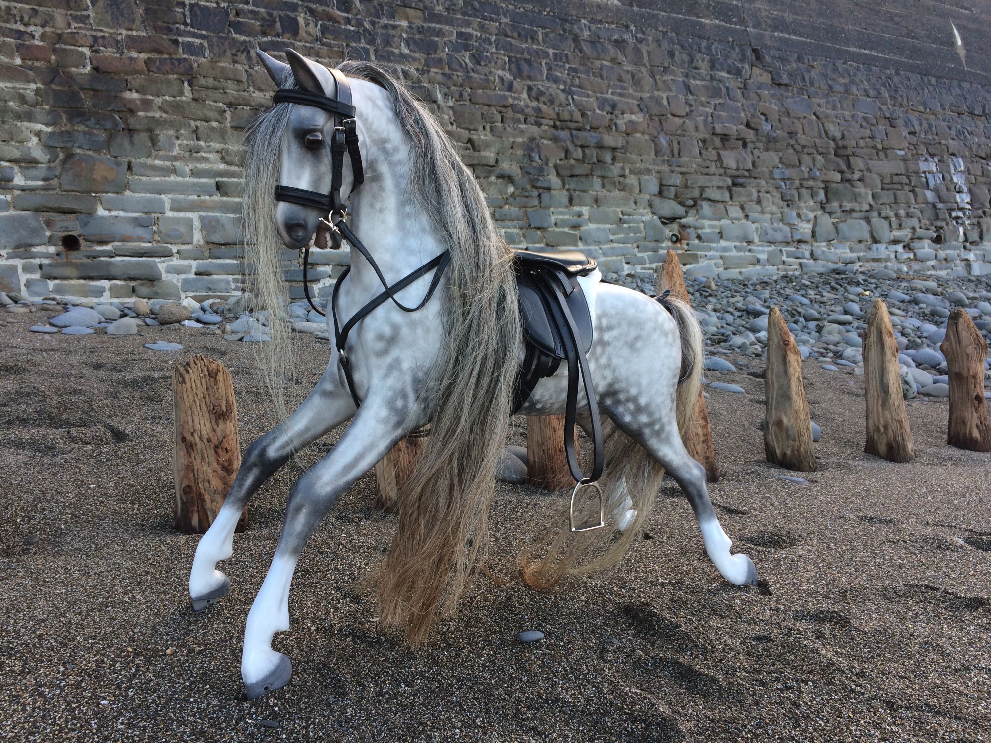 Realistic restoration of a Haddon Rocking Horse