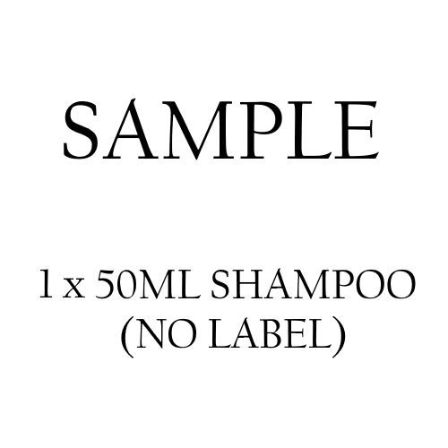 SAMPLE - 50ML SHAMPOO BOTTLE (NO LABEL)